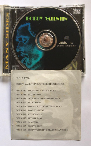 Bobby Valentin Many Sides Cd Original Usado Qqk. Ag (Usado)