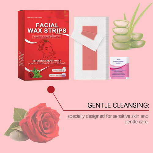 Tiras De Cera Para Cara Cera Depilatoria Depilación Facial