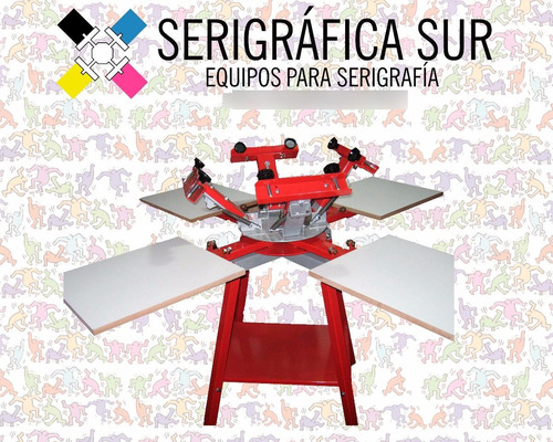Calesita Textil O Pulpo Serigrafico 4x4 Mod Industrial Pesad
