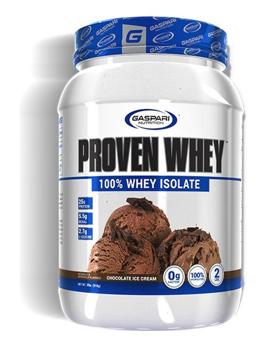 Proven Whey Protein Hidrolisado Gaspari 908g 2lb 0 Lactose Sabor Chocolate