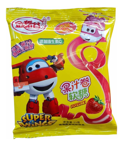 Gomitas Sabor Frutilla X23gr Super Wings Aviones