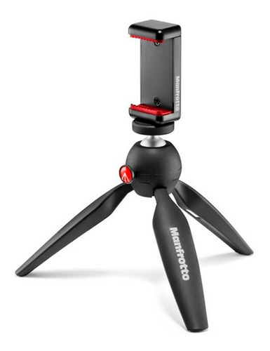 Kit Manfrotto Mini Trípode + Soporte Universar Clamp Celular