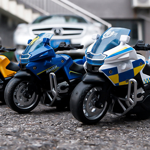 Mini Motor De Juguete Con Tracción Retráctil Para Motociclet