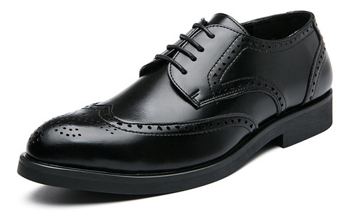 Zapatos Formales De Cuero De Negocios Oxford Para Hombres