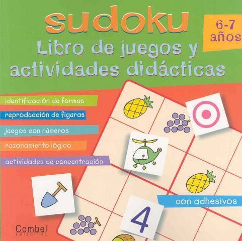 Sudoku 6-7 Años Libro De Juegos Y Actividades Didacticas