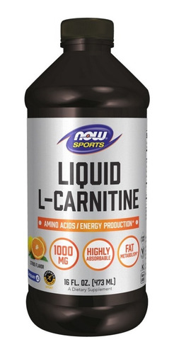 Liquid L-carnitine 473ml - Now Foods