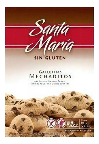 Galletitas Mechaditos Santa Maria X 200 G Sin Tacc