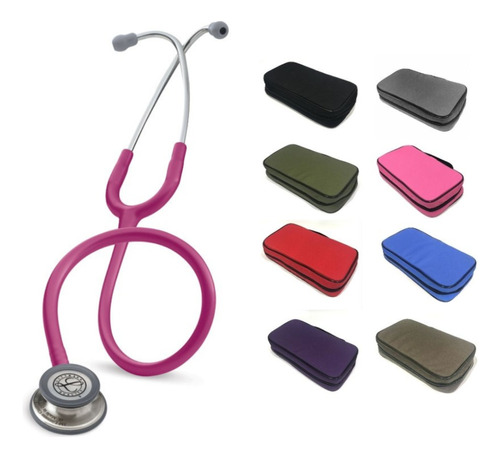 Fonendoscopio Littmann Classic Iii Frambuesa 5648 + Estuche