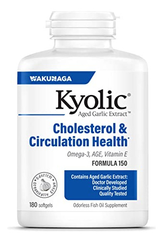 Kyolic Aged Extracto De Ajo Omega-3, El Colesterol Y Circula