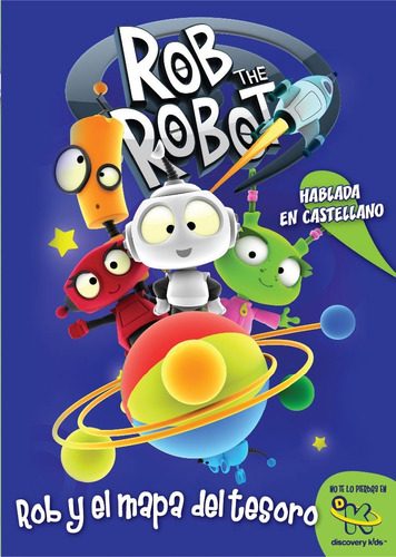 Rob The Robot Y El Mapa Del Tesoro - Dvd Original Y Nuevo 