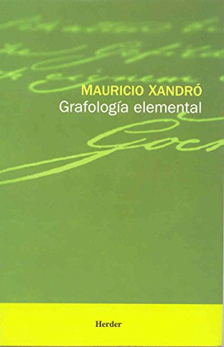 Libro Grafologia Elemental De Xandro Mauricio Herder