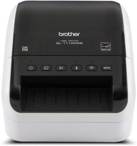 Imagen 2 de 9 de Impresora De Etiquetas Brother Wifi Ql-1110nwb Código Barras Qr Imprime Etiqueta De Mercado Envios