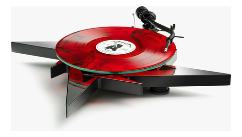 Tocadiscos Metallica -sistema De Audio Pro-ject Plateado