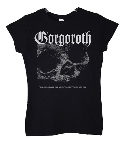 Polera Mujer Gorgoroth Quantos Possunt Ad  Metal Abominatron