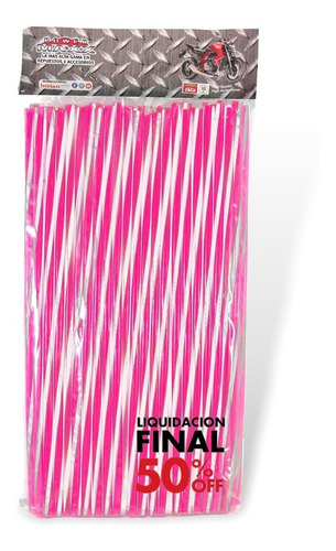Imagen 1 de 5 de Cubre Rayos Fucsia 240mm Twist 2 Colores