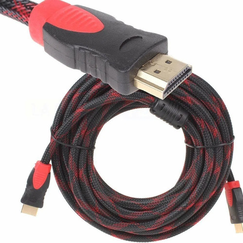 Cable Hdmi V1.4 Led Smart Tv Filtros Premium Oro 15 Metros