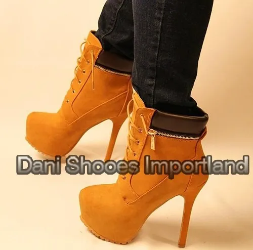 Bota timberland hotsell feminina salto