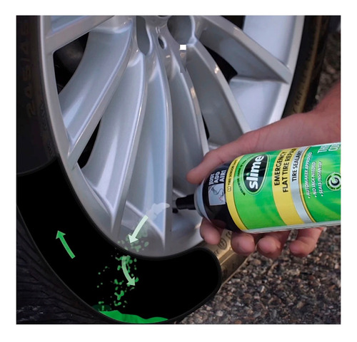 Sellador De Emergencia Para Neumaticos Auto Suv Slime X 510g