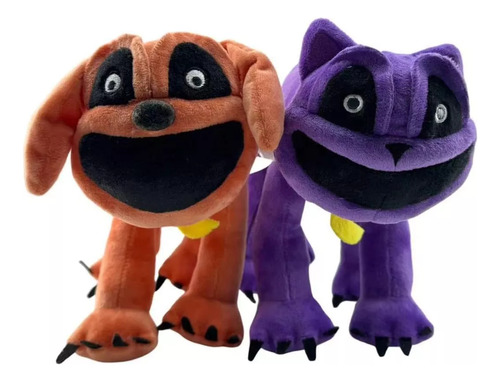 2 Unidades De Peluches Monster Dog Day & Catnap Smiling Crit