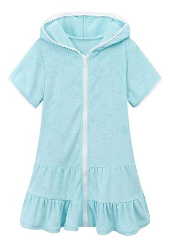 Traje De Baño Suave Para Niñas, Bañador De Playa Con Cremall