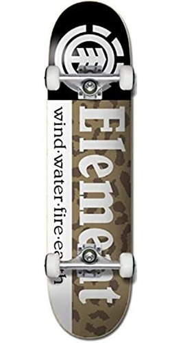 Element Cheetah Section Skateboard Complete Sz 7.75in Surti