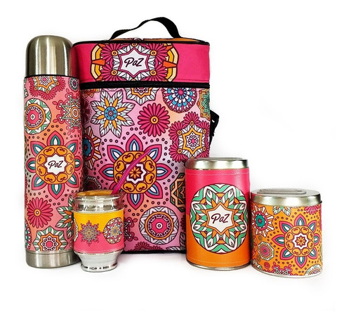 Juego De Mate Equipo De Mate Completo Mandalas Set Mate