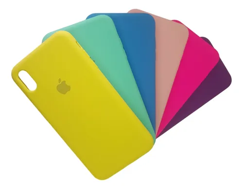 Estuche Protector Silicone Case Para iPhone XS Max Violeta