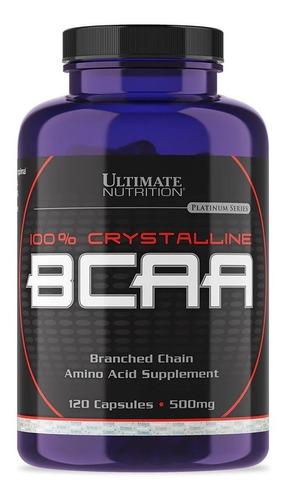 Ultimate Nutrition | 100% Crystalline Bcaa | 500mg | 120 Cap
