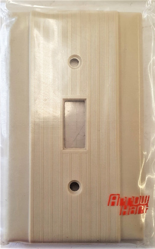 Placa Para Interruptor Color Marfil Arrow Hart 92071