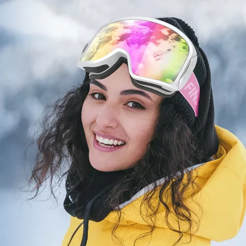 Findway Gafas de Esquí,Gafas Esqui Snowboard para Hombre Mujer OTG  Intercambiable Magnética : : Deportes y aire libre