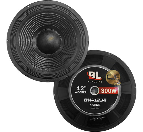 Woofer Blauline 12 Pulgadas Bw 1234 300w Array 4 Ohms Cjf