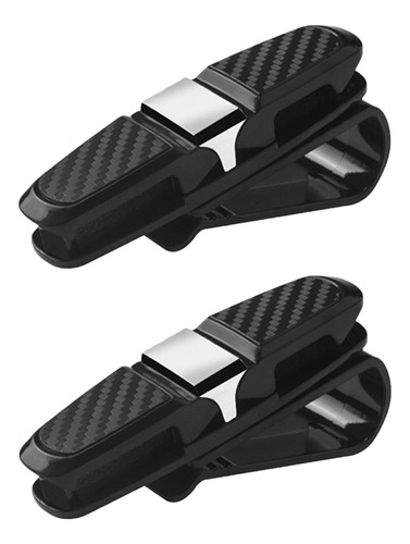 3 Soportes Universales Para Gafas De Sol En VehĂculo, Plata