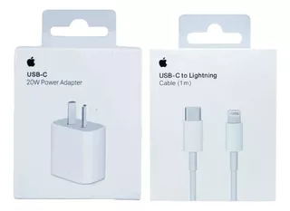 Cargador 20w iPhone Carga Rápida + Cable Usb C Original