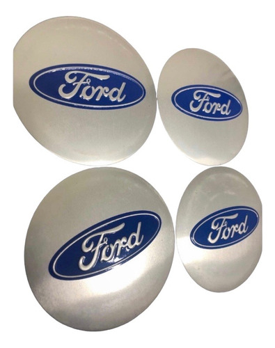 Emblema Ford 90 Mm Para Rodas Esportivas
