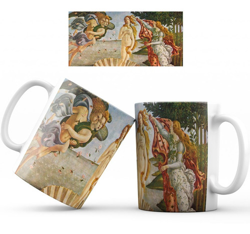 Mug Pocillo Arte Pintura Nacimiento Venus Taza