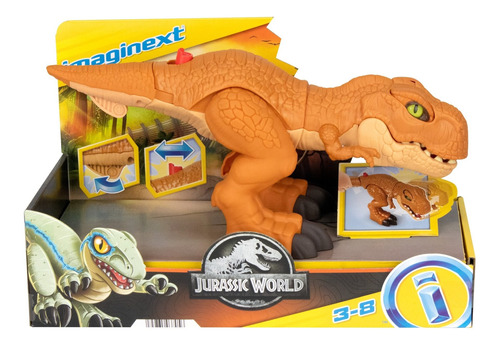 Ação de combate de T-rex Imaginext Jurassic World