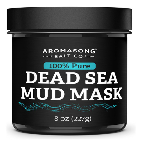 Aromasong Máscara De Barro Del Mar Muerto 100% Pura Para L.