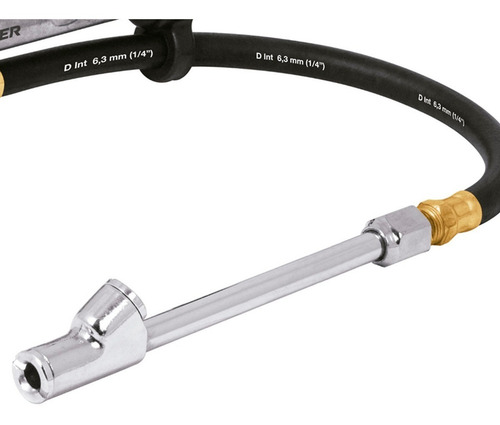 Imagen 2 de 10 de Calibrador Inflador Doble Cabeza 10 A120 Psi Truper Cuotas