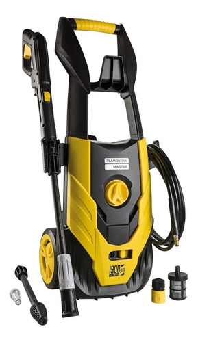 Lavadora De Alta Pressão Com 1800w Master Para Uso Moderado 1900psi Amarelo e Preto Tramontina