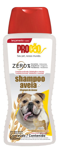 Shampoo De Aveia Para Cães E Gatos Procão 500 Ml