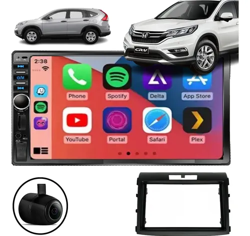 comprar Som Multimidia Crv Mp5 Automotivo 7 Polegadas Universal Blue