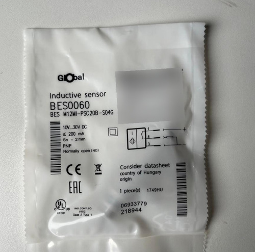 Sensor Indutivo M12 Pnp Balluf Bes M12mi-psc20b-s04g Bes0060