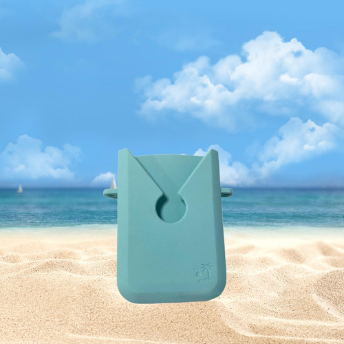 Tenedor Del Teléfono Celular Del Bolso De La Playa, Azul