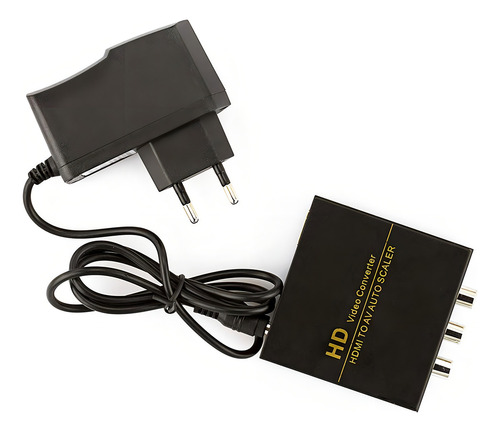 Cirilo Cabos convertidor de vídeo hdmi a av escalador automático kit con 5