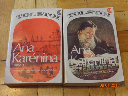 Tolstoi. Ana Karenina. 2 Tomos. Ceal