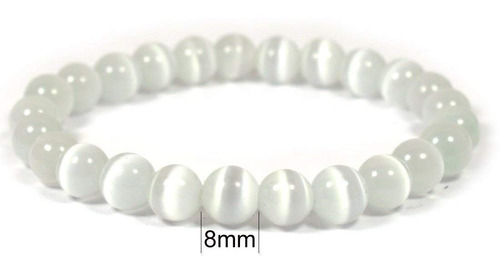 Pulsera Piedra Natural Selenita