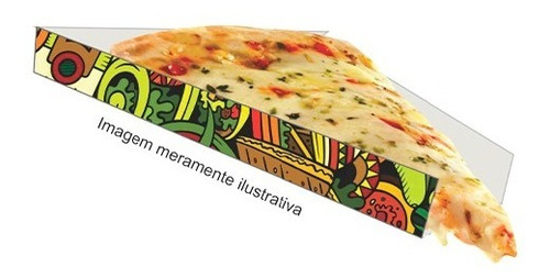 Caixinha Embalagem Para Fatia De Pizza 2000un - Colorido