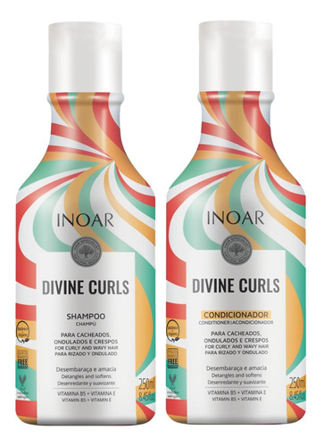 Champú Y Acondicionador - Rizos Divinos Inoar