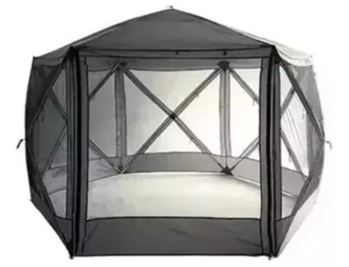 Toldo Gazebo Recreativo Plegable Con Mosquitero Hexagonal