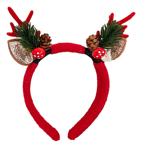 D Diadema De Astas De Navidad, For Accesorio Navideño Para